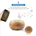 a essential oil diffuser with bluetooth speaker